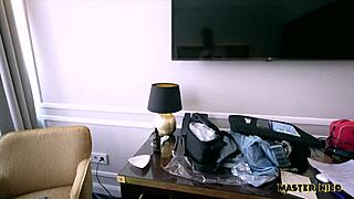 Jamie takes intense anal pounding in steamy hotel room encounter with huge cock