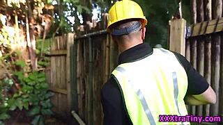 Holy Shit! Petite Teen Booty Railed Hard Outdoors Doggystyle!