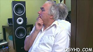 old fart tongue dives young 18+ petite russian pink pussy