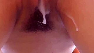 fuck i'm pushing all that creampie cum outta my tight asian pussy jade kush style