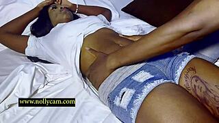 She showed up for pussy massage but got this huge cock instead?