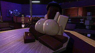 she's got this phat ass bouncin' hard on my monster cock in roblox world