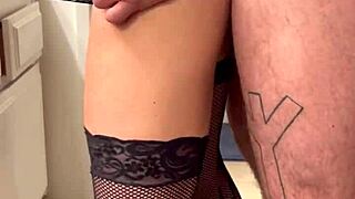 Neighbor fixes sink then rips clothes and creampies my wet pussy