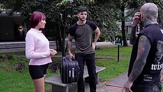 i thank neighbors by riding their big cocks milking cum allison sweet lactating tits