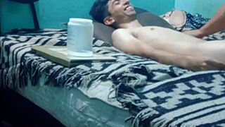 skinny guy gets sensual intimate massage with steamy pleasure 😏💦