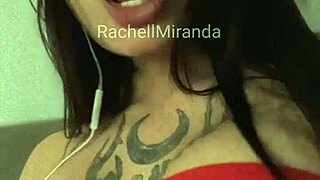 Cum hard for tattooed Rachell Miranda your begging Latina cadelinha!