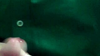 she kneels sucking my huge cop cock till i milk her mouth