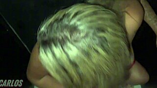 GLORYHOLE SLUTS TAKE TWO COCKS MOUTH AND ASS WHILE HUBBY WATCHES!