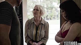 Big Tits Milf's Anal Threesome with Tenant and Wife Shocks Everyone