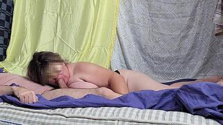 mature bbw milf delivers long bj then takes anal deep in her fat ass