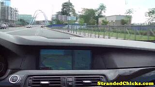 barely legal russian hitchhiker freckles beg for pov doggystyle pounding!