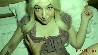 Step-mom pounds my cock to sleep past noisy neighbors