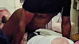 Black Cock Explodes After Shrink Session!