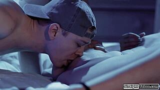 Nerd Stepbrother's Cock Deep in Stepsis Pussy She Moans for More Taboo Fuck!