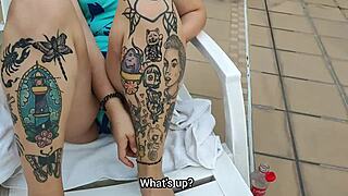 Convinced Horny Pool Girl for Intense Apartment Creampie Pounding She Knew