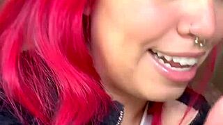 guy fucks beautiful client with big natural tits in his apartment