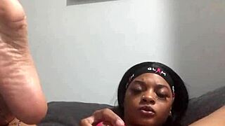 Kashofficials' hairy pussy teased up close and raw!