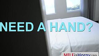 What if huge tits Russian MILF notices her stepson's throbbing boner right now?