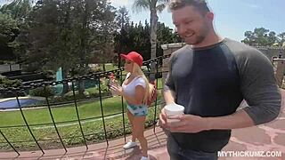 Thick Pawg Milf Takes Big White Cock Deep