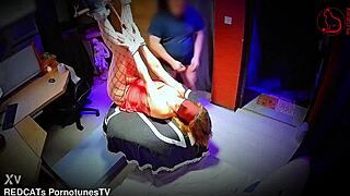 Stranger binds wife for repeated creampies until pregnancy results.