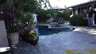 that hot babe gets totally creamed in wild cuckold fun