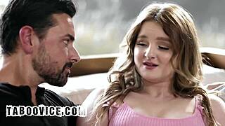 Blonde Stepdaughter Surrenders Pussy to Stepdad