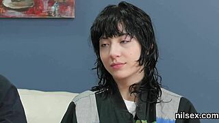 frisky cutie dragged into asshole asylum for brutal painful ass licking therapy