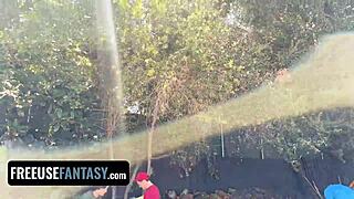 we share girlfriend in outdoor foursome freeuse fuck fest