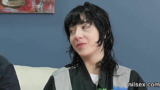 frisky cutie dragged into asshole asylum for brutal painful ass licking therapy