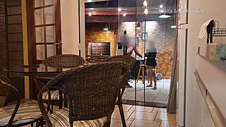 Wife Dresses Up Hot for BBC Bull While Hubby Watches - Bruna Silva Hotwife