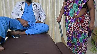 Indian Doctor Receives Maid's Eager Handjob in Hospital