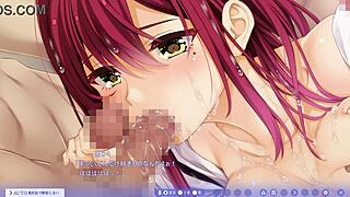 ikumi neiya dances lewdly as bound big tit doll backstage