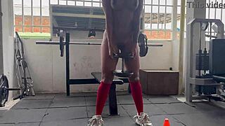 Trans Trainer Makes Me Squat Naked—Her Big Ass Tempts Me!