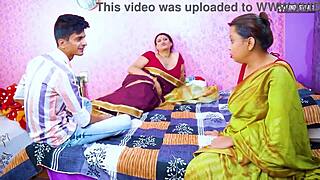 Desi Servant Catches Two Busty Bhabhis Fucking Devar Dirty Hindi