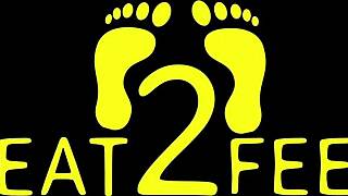 Ever wonder what Aria Nicole does backstage painting her toes up close?