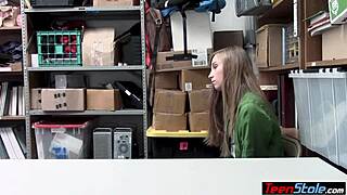 whoa this mall cop does a dirty strip search on petite teen 😏🔥