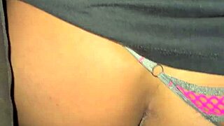 Wife flashes during game hooks stranger in front of cuckold ends at mirante do morro da cruz with husband licking too