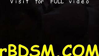 bondage babe's wet holes stuffed and pounded by toys