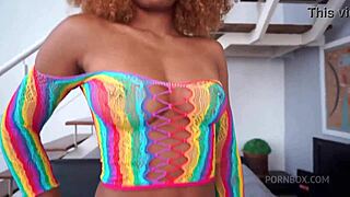 sexy ebony fitness Rebeca Villar takes 3 huge cocks in DAP DP anal gapes ATM with monster pounding