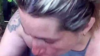 adventure time in the public woods 😏🌳👅