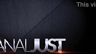 Susie Diamond spreads cheeks for gangbang anal double penetration pounding