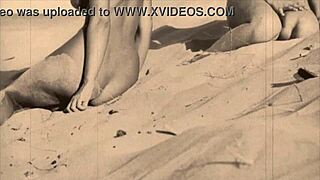Top twenty vintage nudists flash hairy pussies and natural tits on beaches