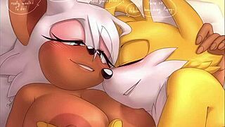 tailouge and krazyelf lick and fuck in furry missionary passion.