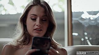 Nerd Stepbrother's Cock Deep in Stepsis Pussy She Moans for More Taboo Fuck!