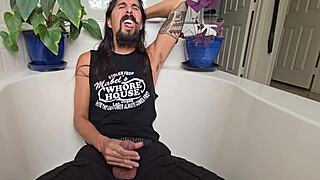 maxx stoner unleashes tattooed biker cumshots in epic long hair compilation