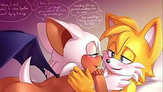 tailouge and krazyelf lick and fuck in furry missionary passion.