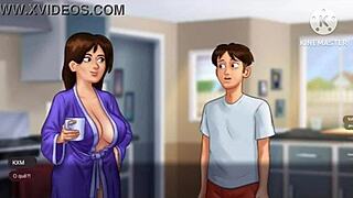 ever wondered how debbie sparks erotic fire in summertime saga's first scenes?