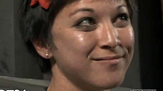 hardcore bdsm contest features tight pussy fucking sucking and cock competition