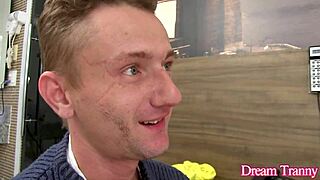 Big ass tranny deborah mastronelly takes deep bareback dick