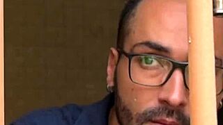 Hey, if there's one happy guy in this world it's that cuckold 😂👀